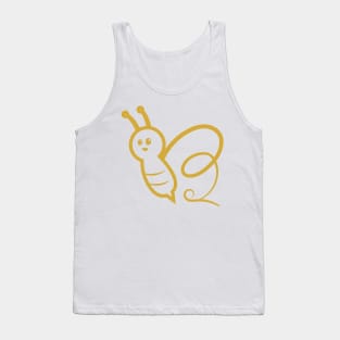 B initials in bee shape logo and vector icon Tank Top